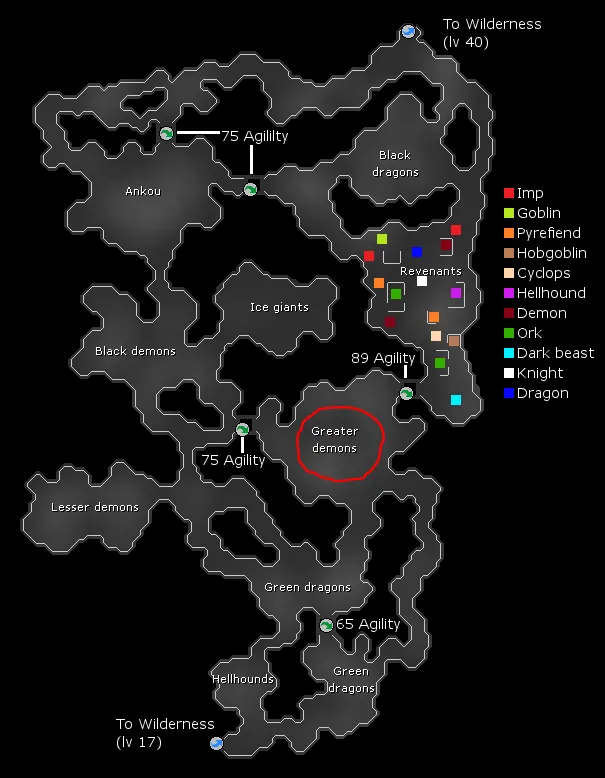 Slayer Wilderness Slayer Tasks  Locations  Monster Guides  Alora 