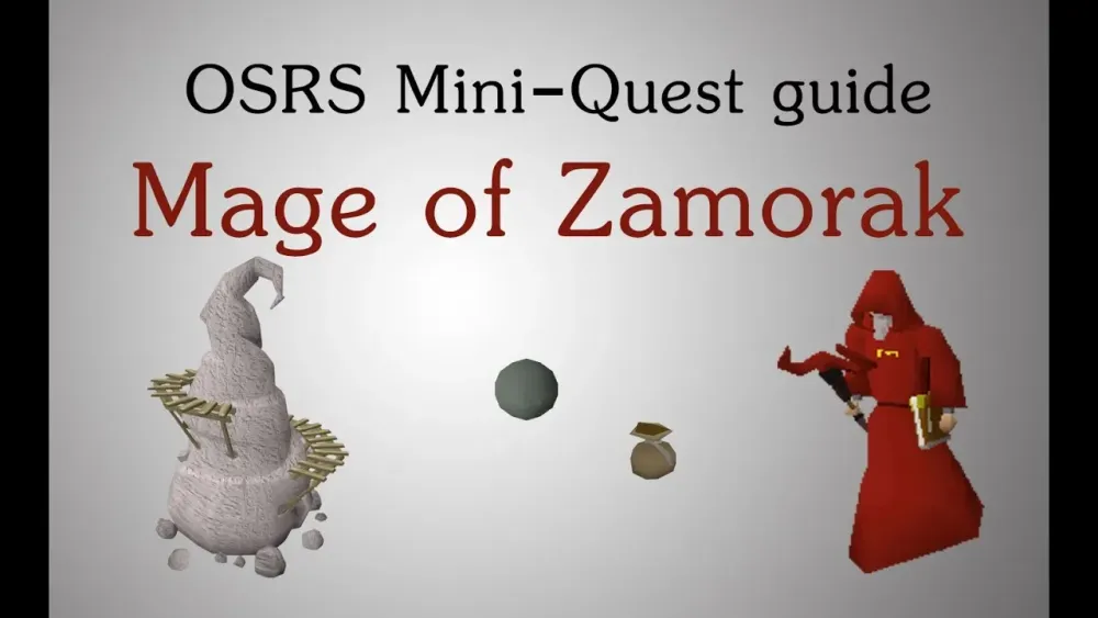 OSRS Mage of Zamorak miniquest unlock abyss  YouTube
