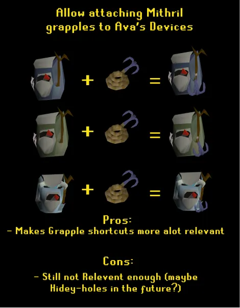 Suggestion Allow attaching Grapples to Avas devices  r2007scape