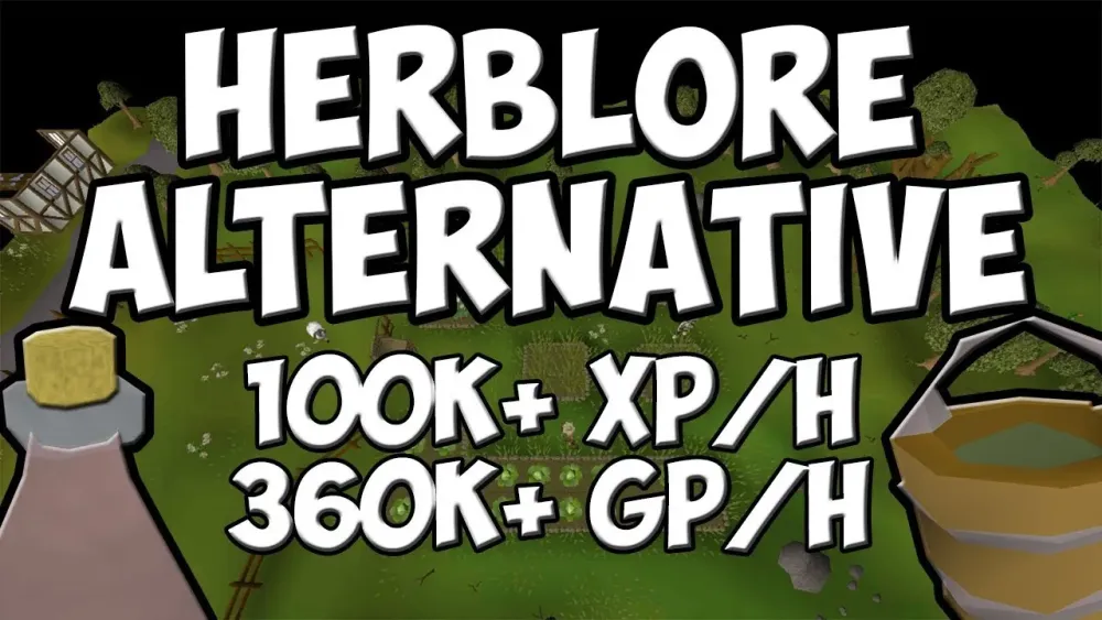 OSRS Herblore Alternative  100K XPH  360K GPH  YouTube