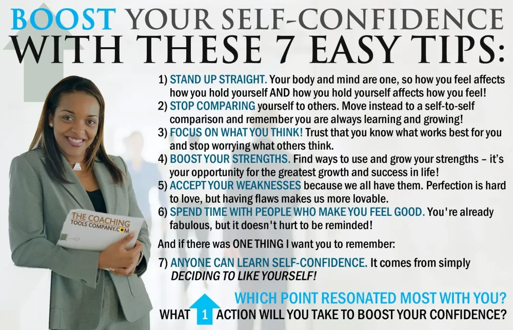 Boost Your SelfConfidence with These 7 Easy Tips Infographic  The 