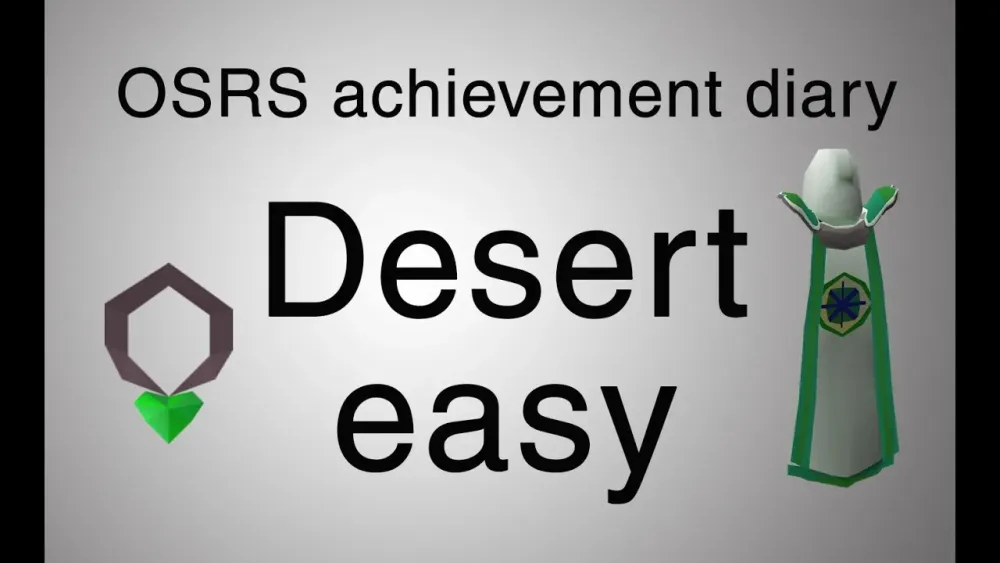 OSRS Desert easy diary guide  YouTube