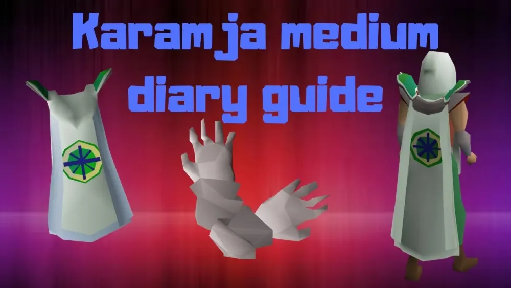OSRS  Karamja medium diary guide  YouTube