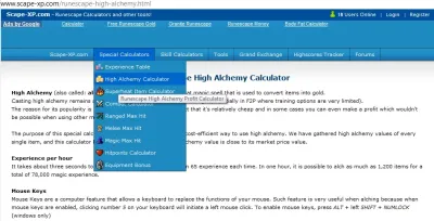 OSRS High Alch Calc: Maximize Profits and Magic XP in Old School RuneScape