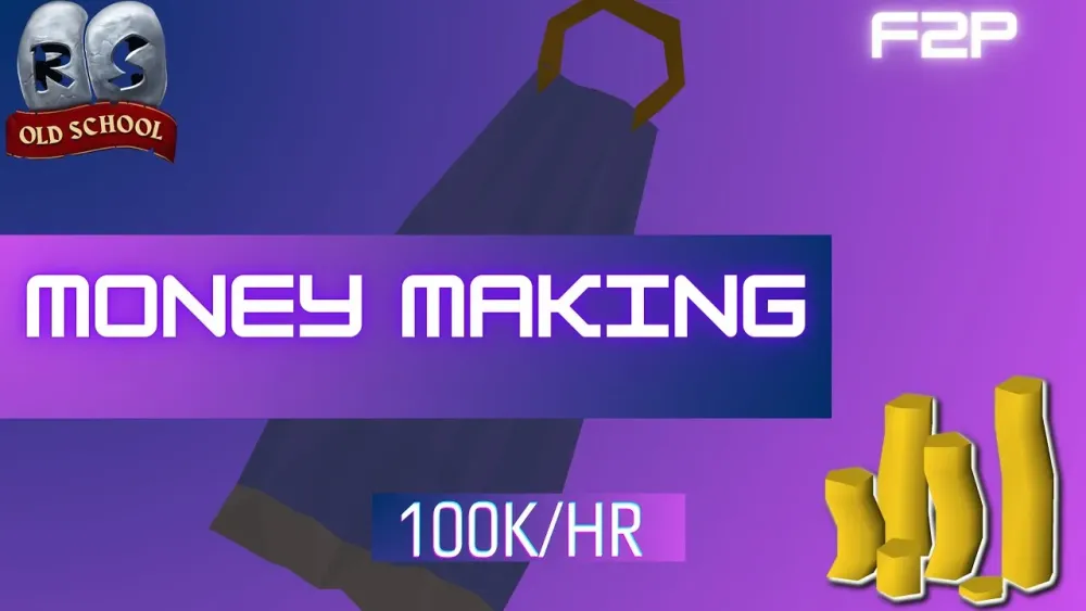 OSRS MONEY MAKING 100K POR HORA MODALIDAD FREEF2P OLD SCHOOL 