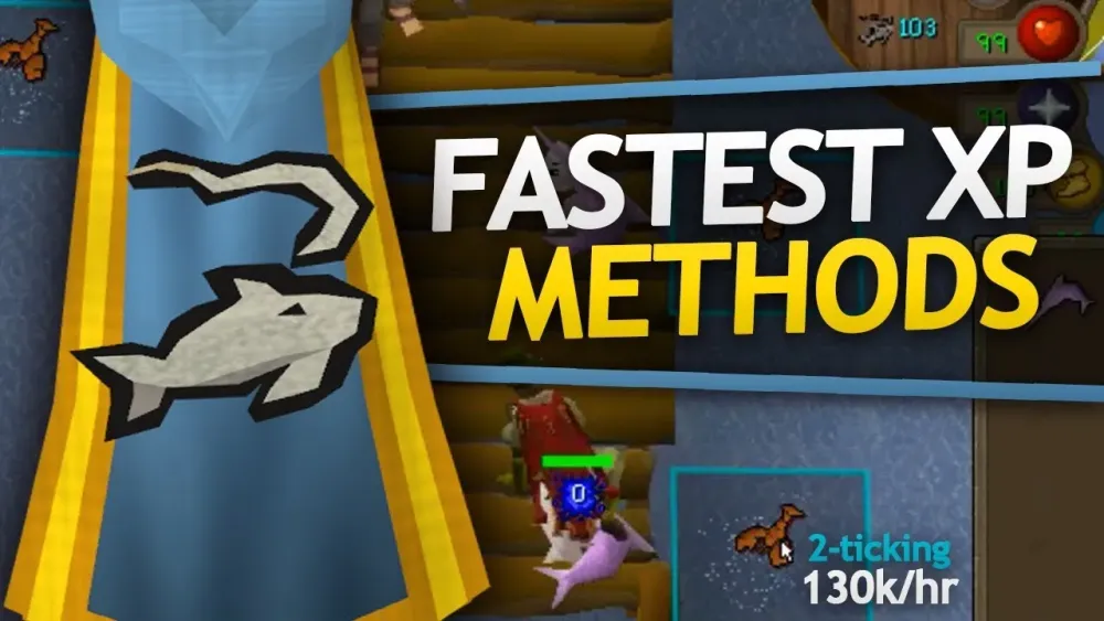 Fastest Fishing XP in OSRS ft Thurco  YouTube