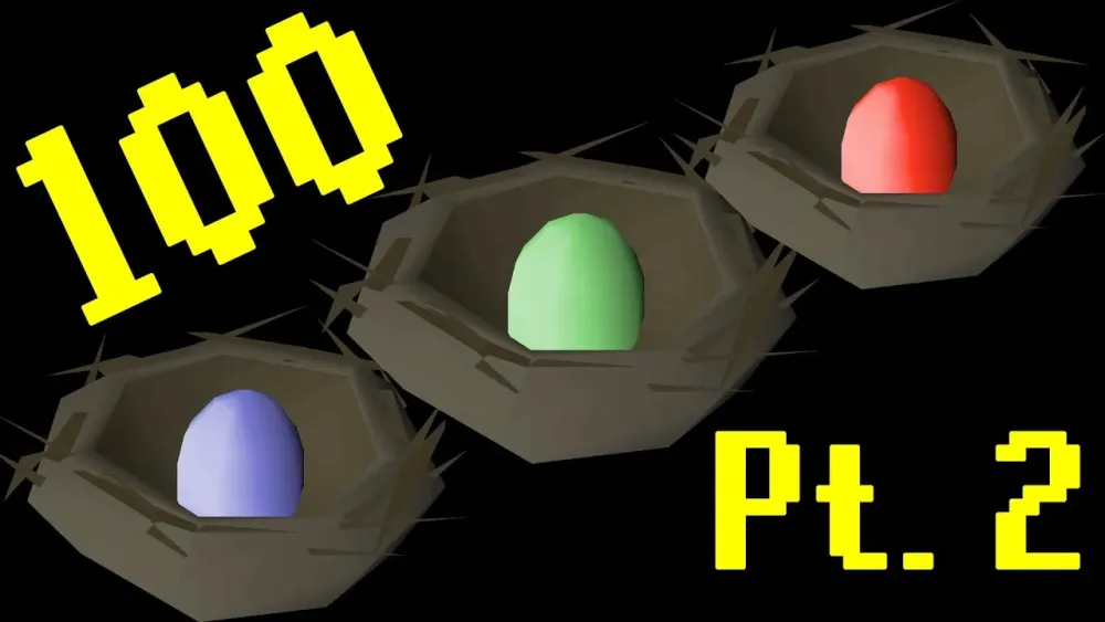 Loot from 100 birds eggs  OSRS  Part 2  YouTube
