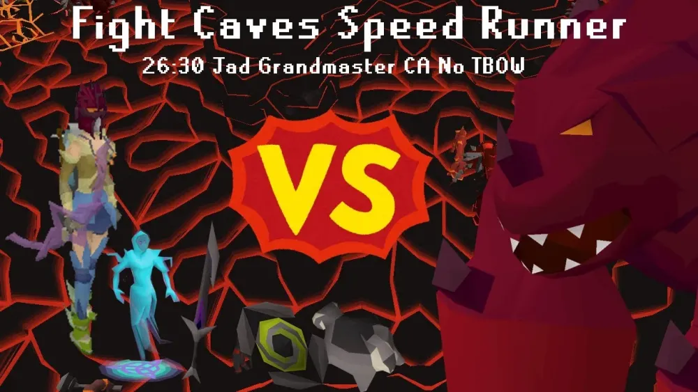 OSRS Combat Achievements  Fight Cave Speed Runner Grandmaster 2630 