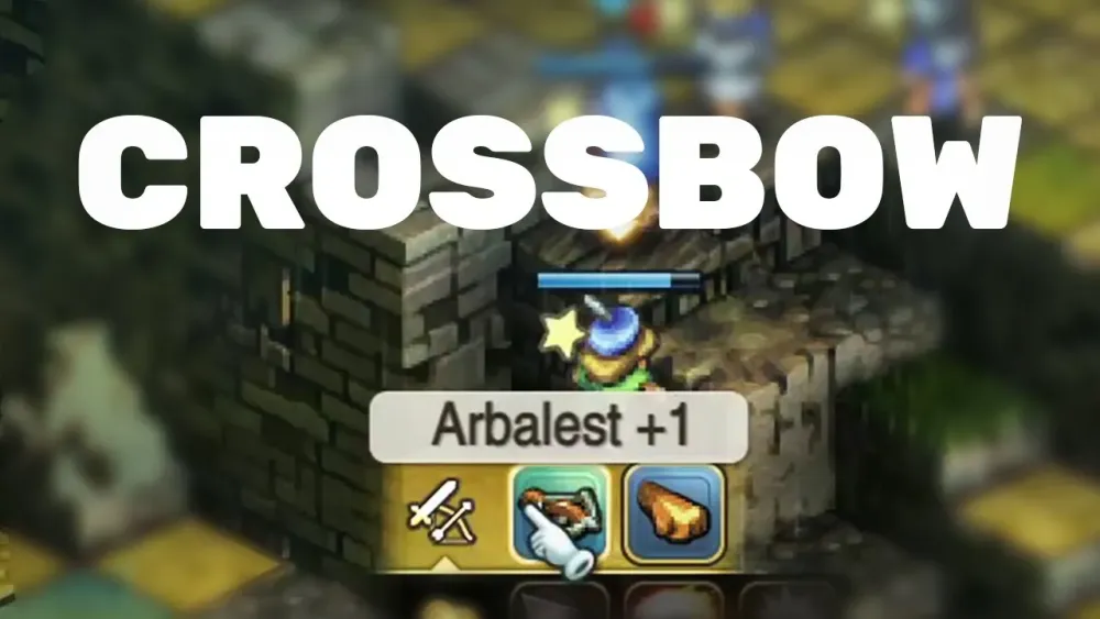 the crossbow advantage in TACTICS OGRE REBORN when to equip this kind 