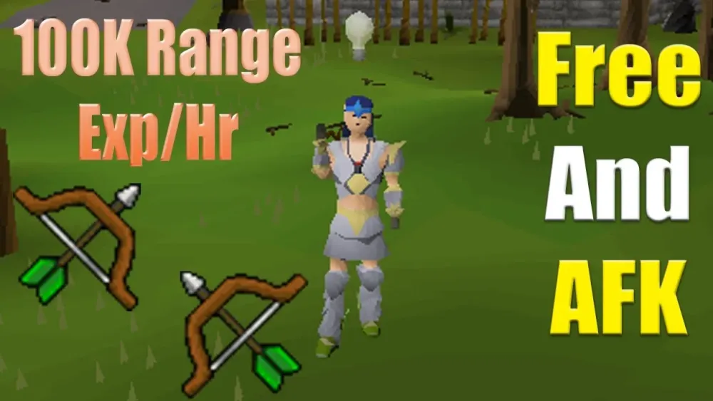 FAST AFK AND FREE Method for 99 range BEST TRAINING METHOD IN THE 