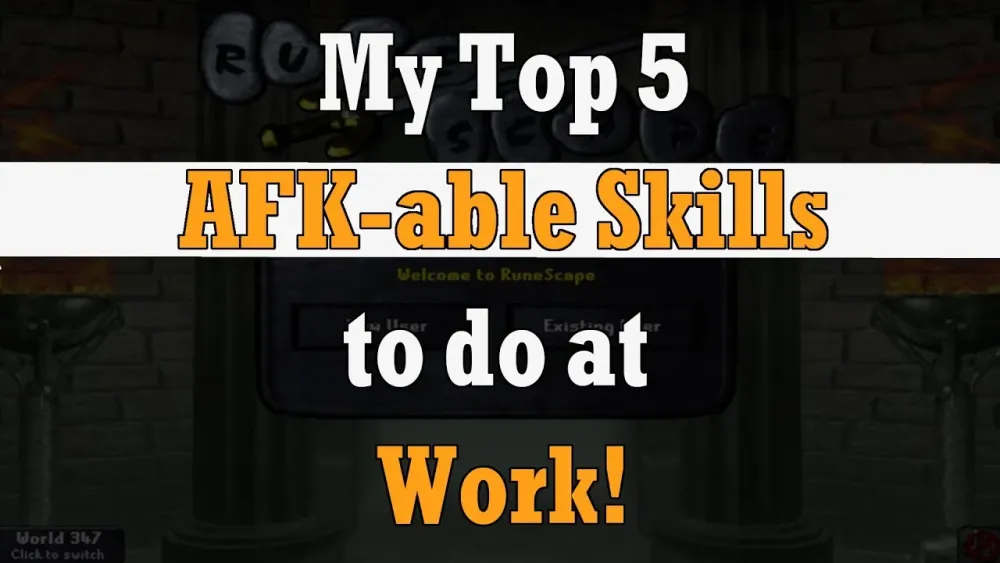 My Top 5 AFKable skills to do at Work  OSRS  YouTube