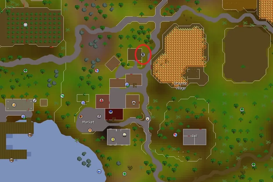 Fastest Way to Draynor Village in Old School RuneScape