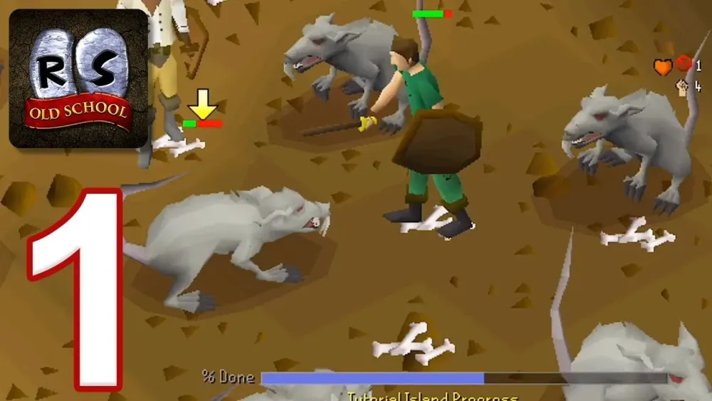 Old School RuneScape  Gameplay Walkthrough Part 1  Tutorial Island 