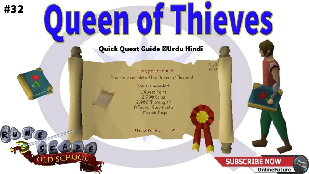 OSRS Queen of Thieves Quest Guide and Walkthrough