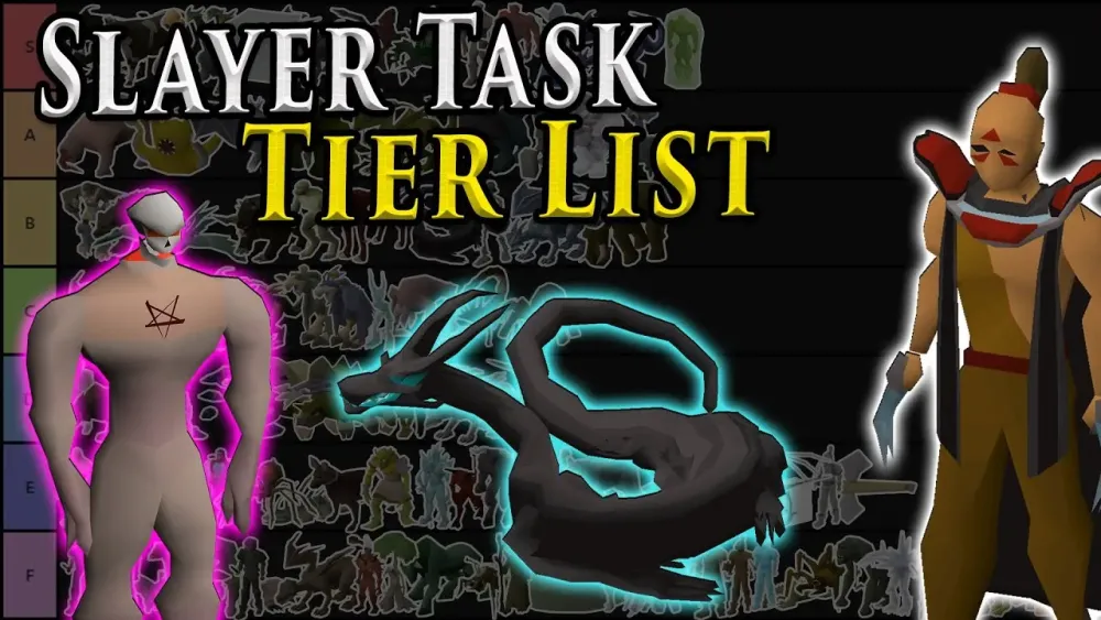 Slayer Task Tier List for Oldschool Runescape  YouTube