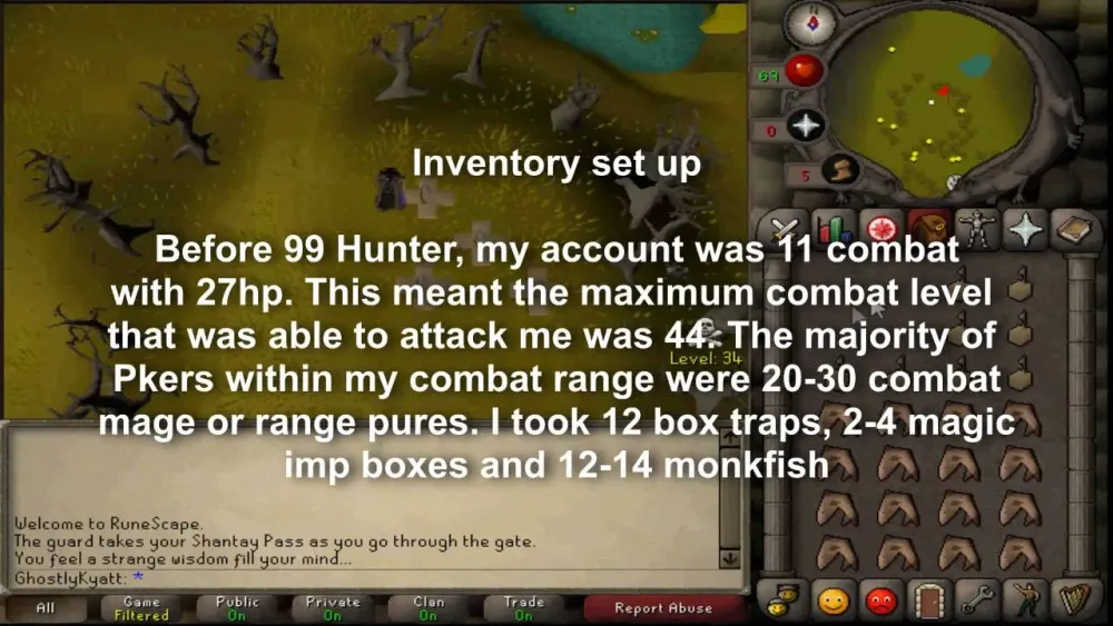 199 Hunter In 136 Hours  Skill Guide With A Difference  OSRS  YouTube