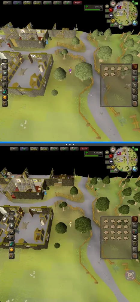 Pro tip for mobile players that use android you can put osrs on split 