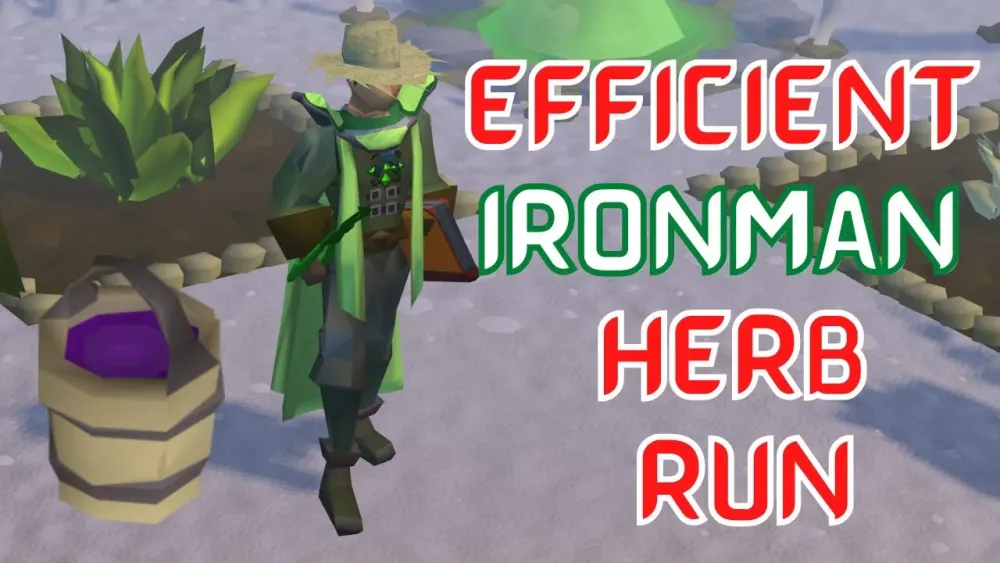 Efficient Ironman Herb Run Guide  OSRS  YouTube