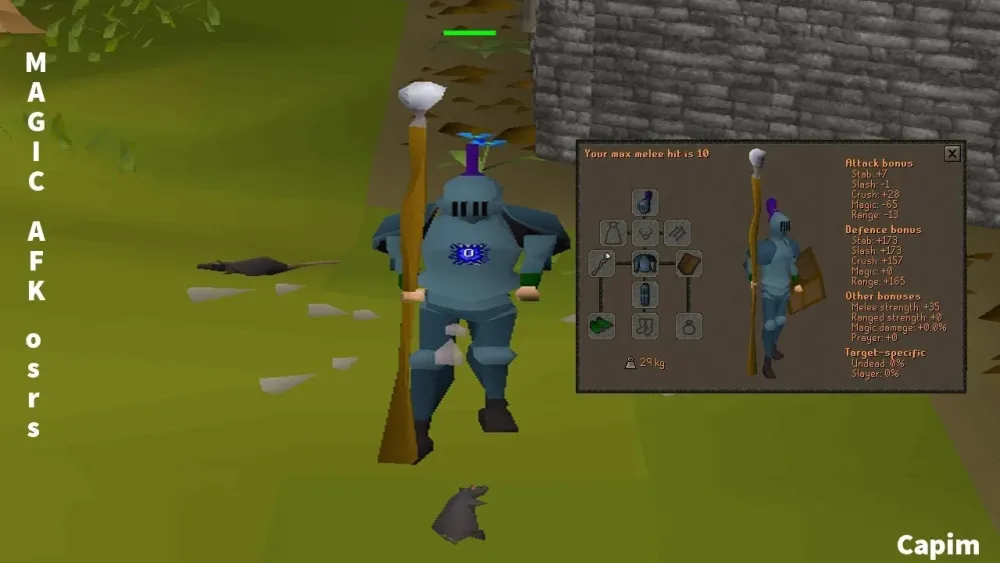 Como upar AFK magia no OSRS  SPLASHING   YouTube