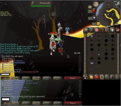 Dying with Graceful in Old School RuneScape