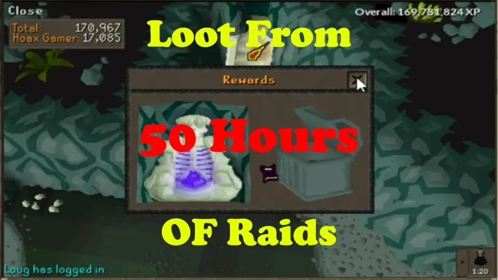 OSRS Loot From 50 Hours of Raids  Runescape 2007  YouTube