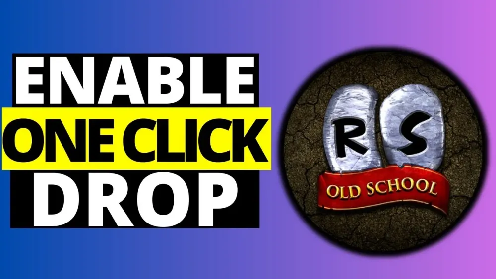 How To Enable Shift Click Drop Items on OSRS  YouTube