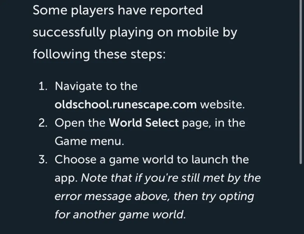 For everyone having mobile issues this worked for me This is from 