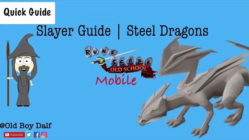 Steel Dragons  OSRS Mobile Slayer Quick Guide 2019  YouTube