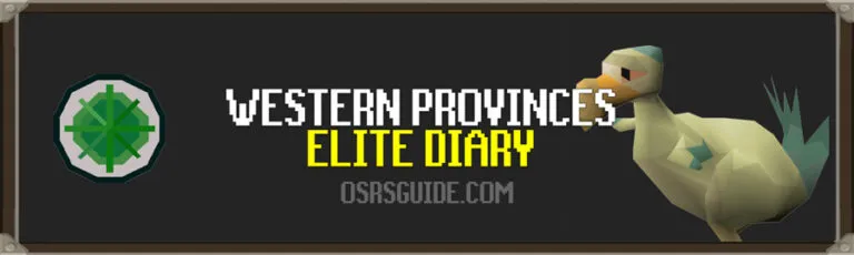 OSRS Western Provinces Diary Guide  Most Efficient Order