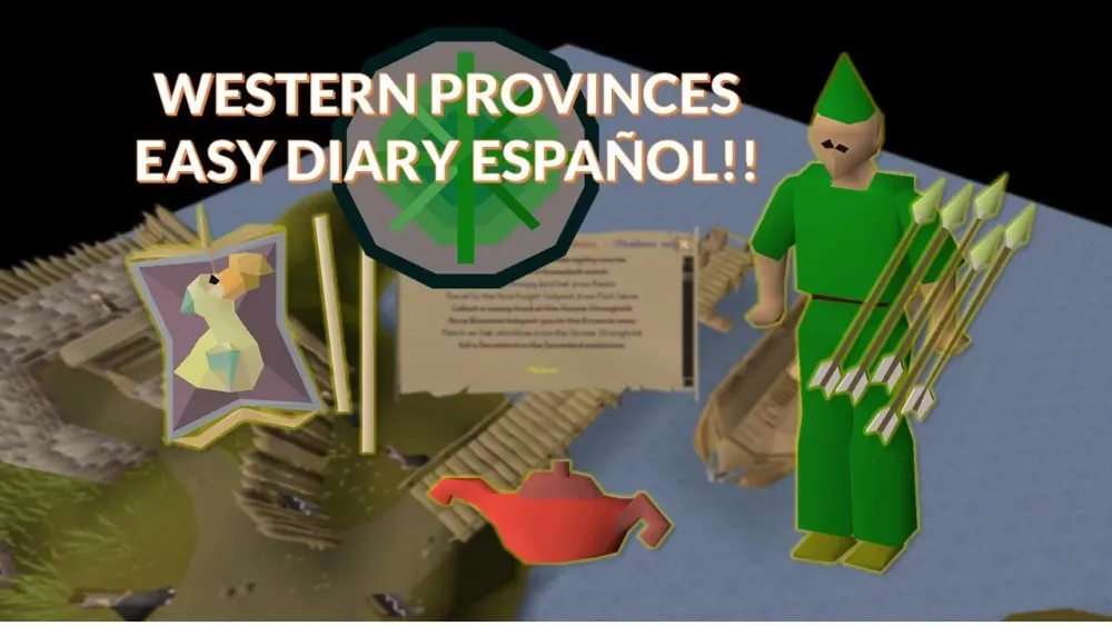 OSRS Western Provinces EASY Diary Espaol Latino 