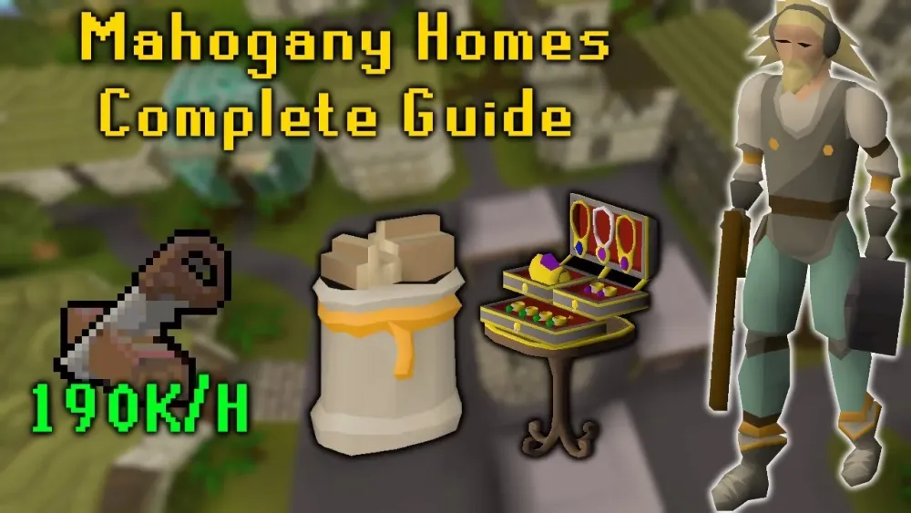 OSRS Fast Mahogany Homes Guide No Teleports 2020  YouTube