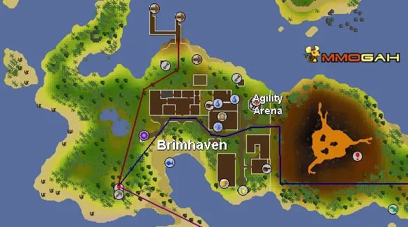 OSRS How to Get to Brimhaven Dungeon Guide