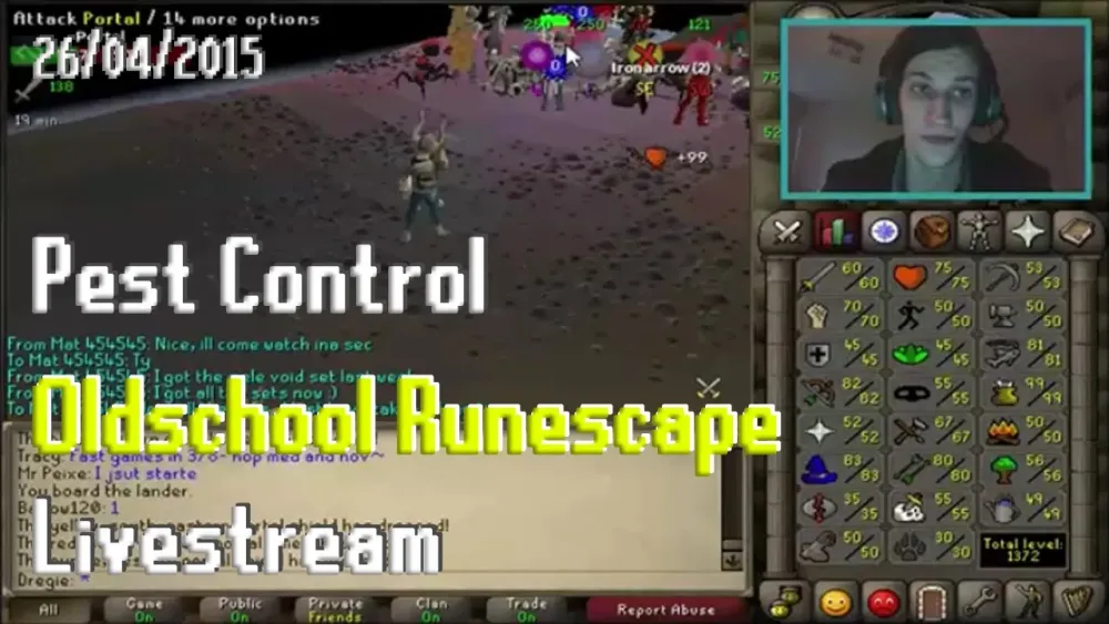 Oldschool Runescape  Pest Control Livestream  YouTube
