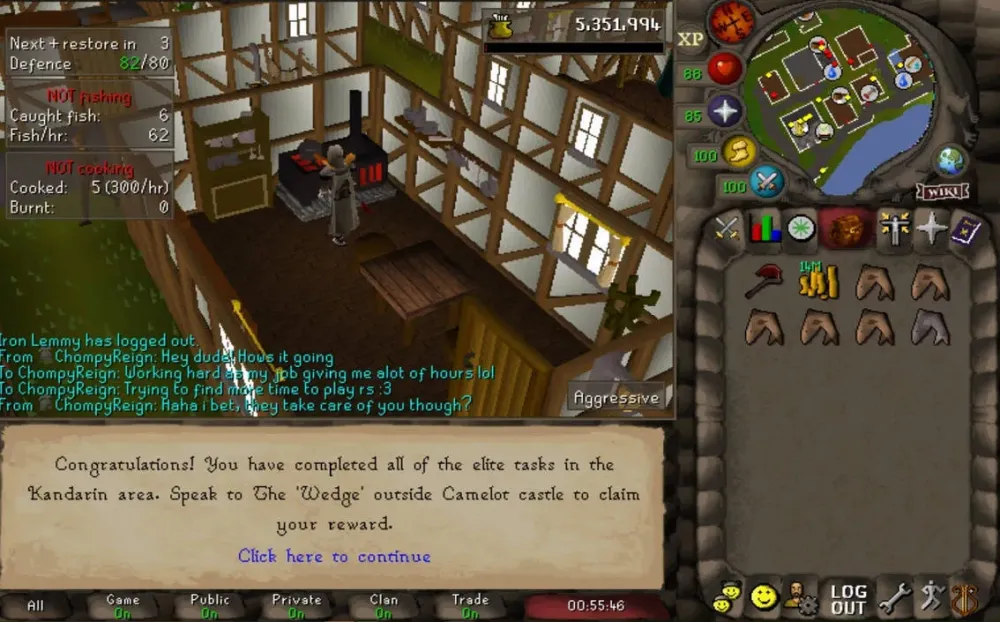 4419 Kandarin Elite Achievement Diary Completed by tootiseroll2 on 