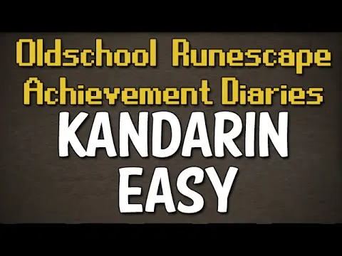 OSRS Kandarin Achievement Diary Guide Rewards and Tips