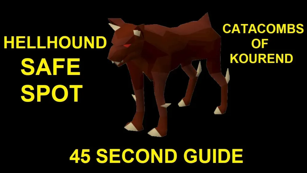 Hellhound Safe Spot  Catacombs of Kourend  Oldschool Runescape  YouTube