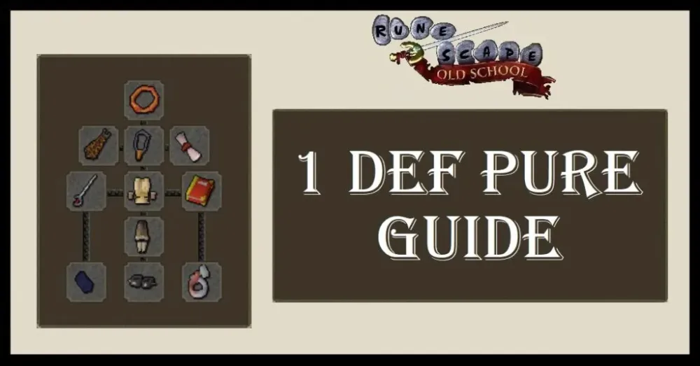 OSRS Best in Slot 1 Defence Pure Guide