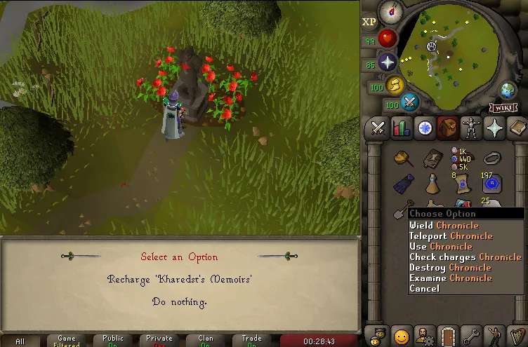 TIL by mistake that you can charge the Kharedsts Memoirs book 
