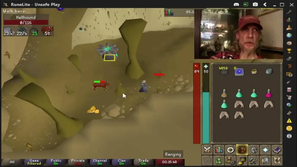 Old School Runescape A Great Cannon Spot For Hellhounds  YouTube
