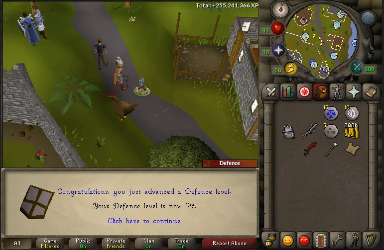 OSRS Max Melee and 126 woot  Single Achievements  Zybez RuneScape 