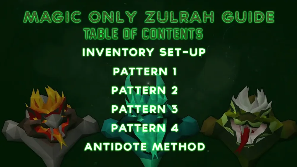 Mage Only Zulrah OSRS Guide