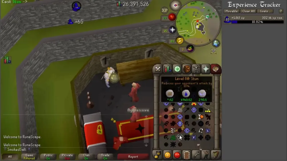 OSRS  Stun  High Alchemy 150k magic exp per Hour while 