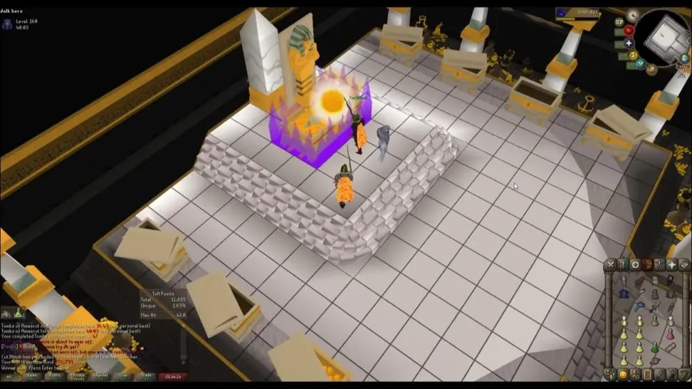 OSRS Getting Tumekens shadow at TOA at 30KC REACTION  YouTube