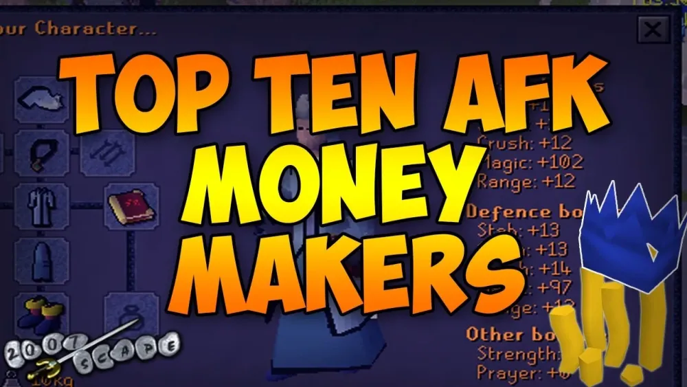OSRS Top Ten AFK Money Makers  YouTube