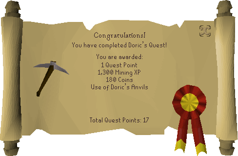 OSRS Dorics Quest  Quick  Easy Guide