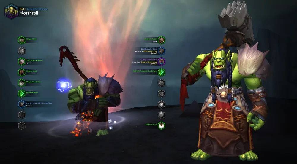 Tried making old school Thrall let me know what you think  r 