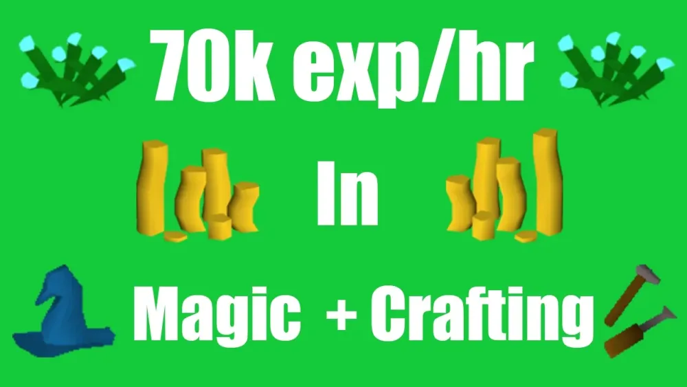 OSRS Profit While Training Crafting  Magic 70k exphr Oldschool 