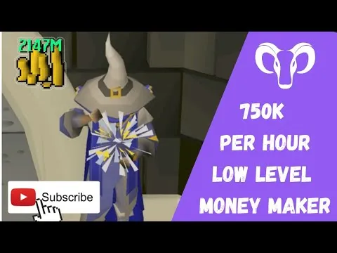 750K Per Hour VERY Low Level Money Maker  Old School RuneScape  Make 