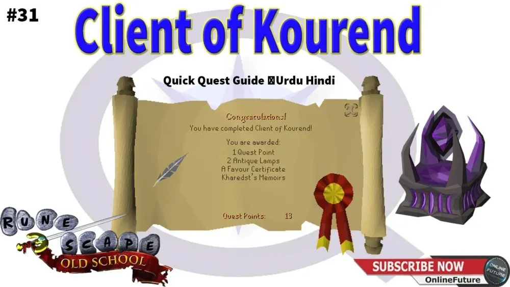 OSRSHow To Complete Client of Kourend Quest 2020 Quick Quest Guide 