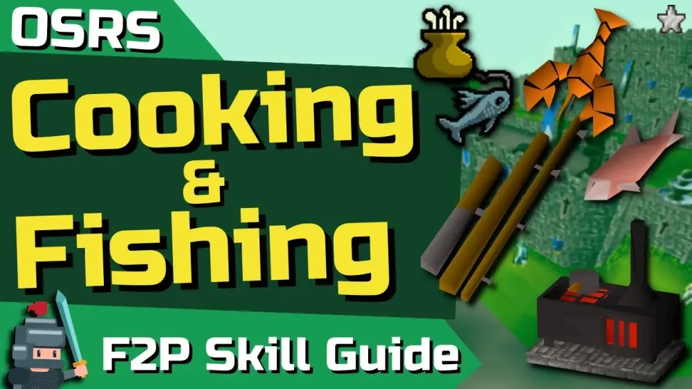 199 F2P Cooking  Fishing Guide  OSRS F2P Skill Guide  YouTube